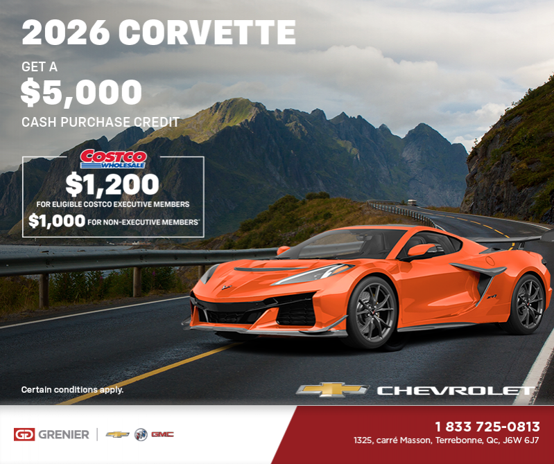 Get the 2026 Chevrolet Corvette