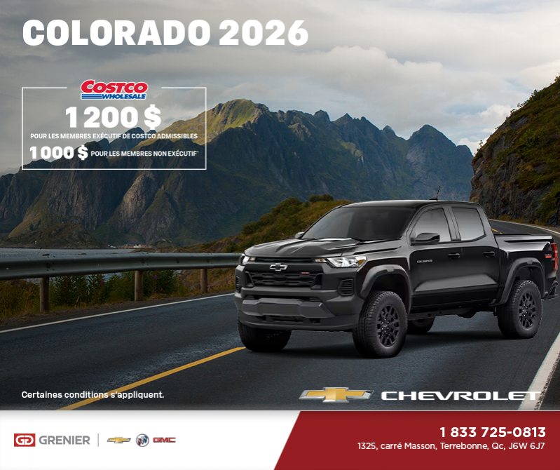 Le Chevrolet Colorado 2026