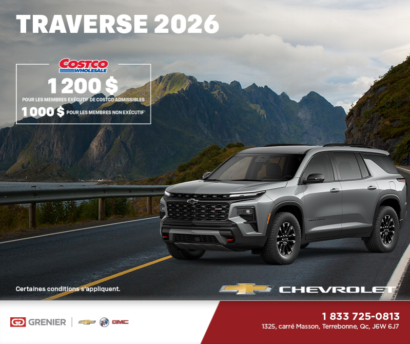 Le Chevrolet Traverse 2026