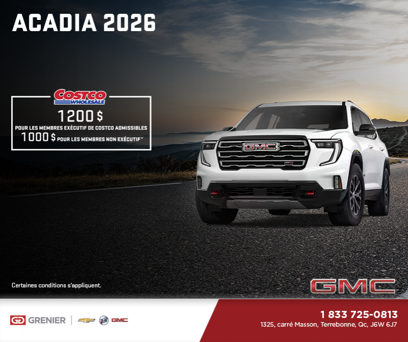 Le GMC Acadia 2026