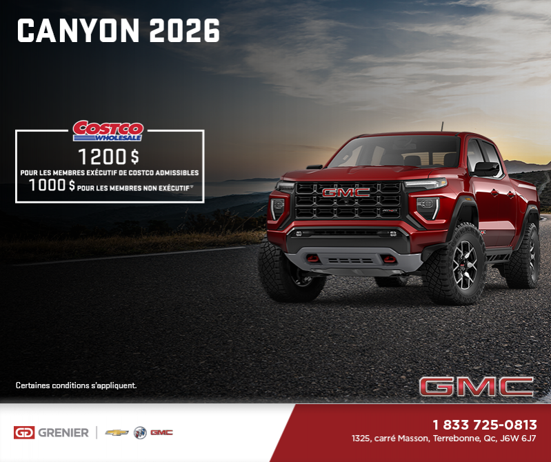 Le GMC Canyon 2026