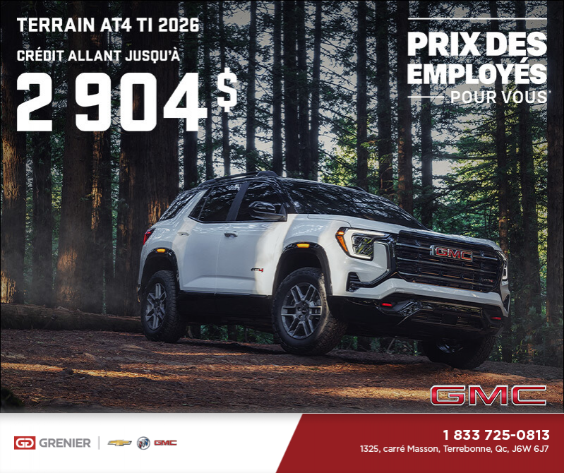 Le GMC Terrain 2026