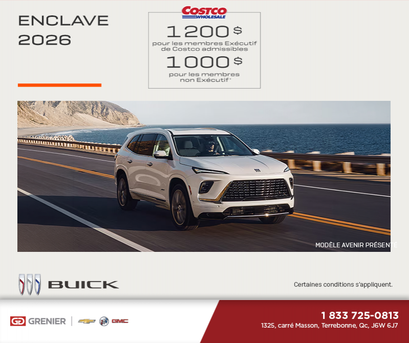 Procurez-vous la Buick Enclave 2026