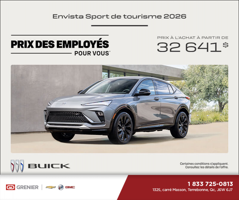 Procurez-vous la Buick Envista 2026