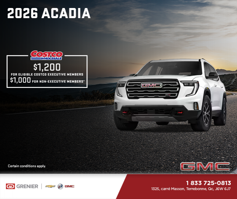 The 2026 GMC Acadia