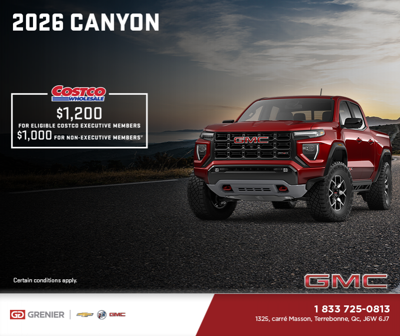 The 2026 GMC Canyon