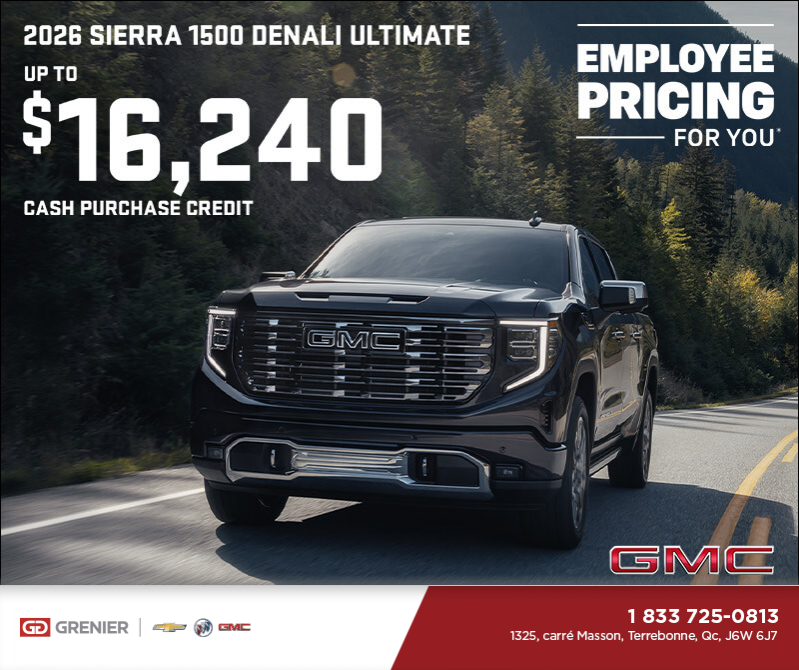 The 2026 GMC Sierra 1500 Denali Ultimate