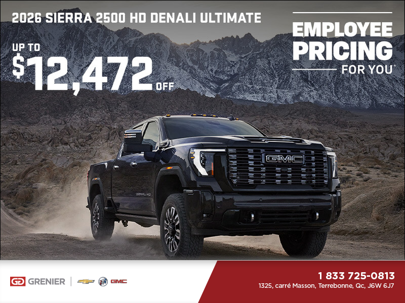 The 2026 GMC Sierra 2500 HD Denali Ultimate