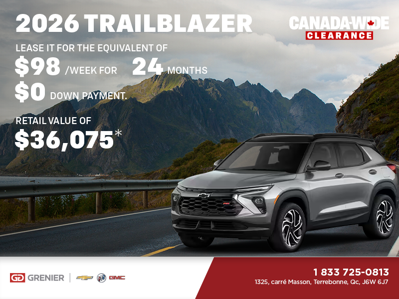 2026 Chevrolet Trailblazer