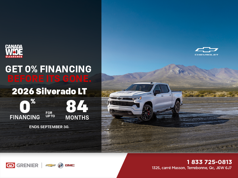 Get the 2026 Silverado LT