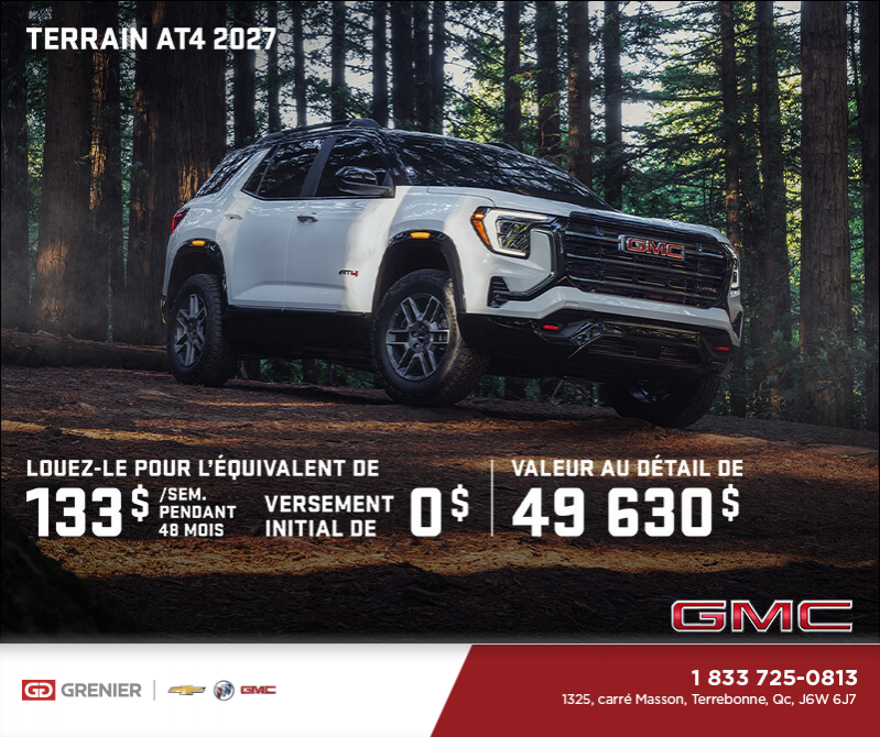 Le GMC Terrain AT4 2027