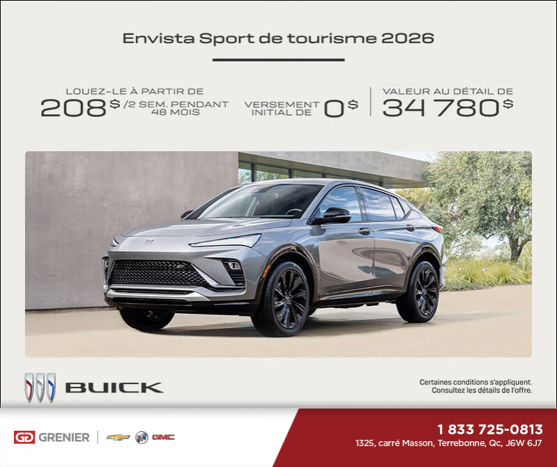 Procurez-vous le Buick  Envista