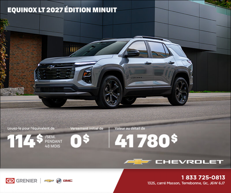 Procurez-vous le Chevrolet Equinox  2026