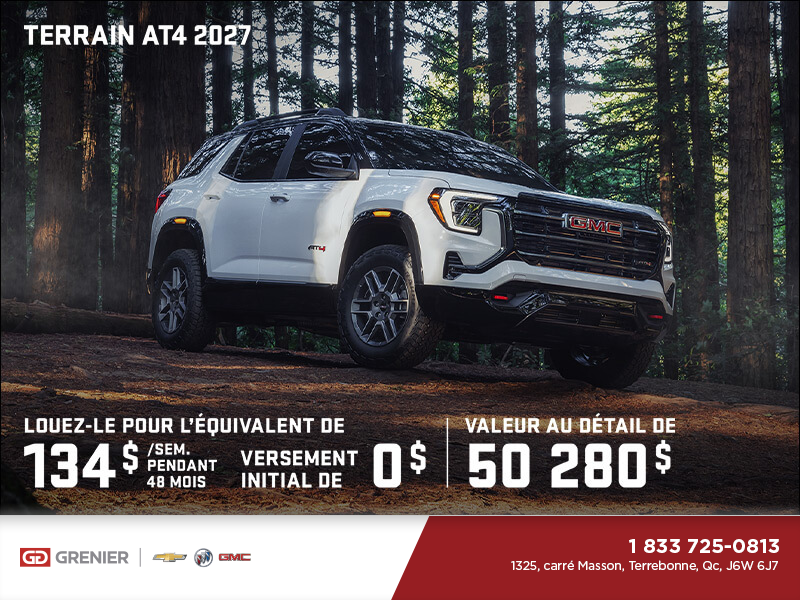 Le GMC Terrain AT4 2027