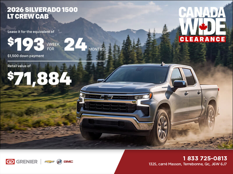 The 2026 Chevrolet Silverado 1500 LT