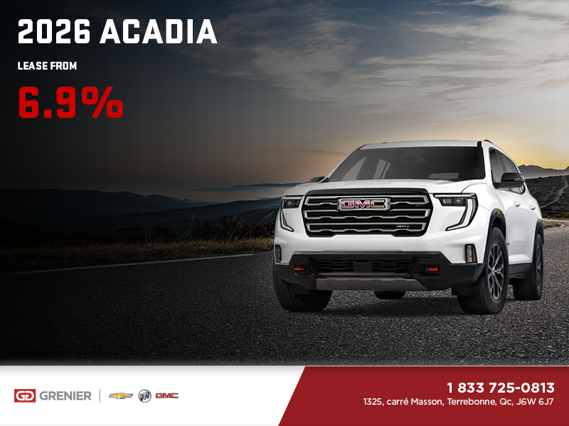 The 2026 GMC Acadia