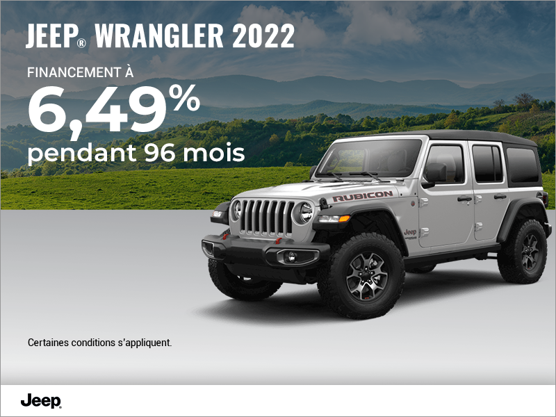 Conduisez un Jeep Wrangler 2022!