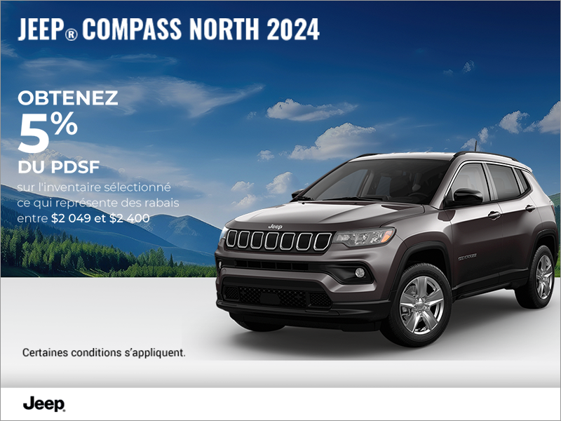 Conduisez un Jeep Compass 2024!