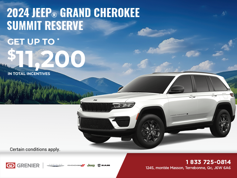 Get the 2024 Jeep Grand Cherokee!