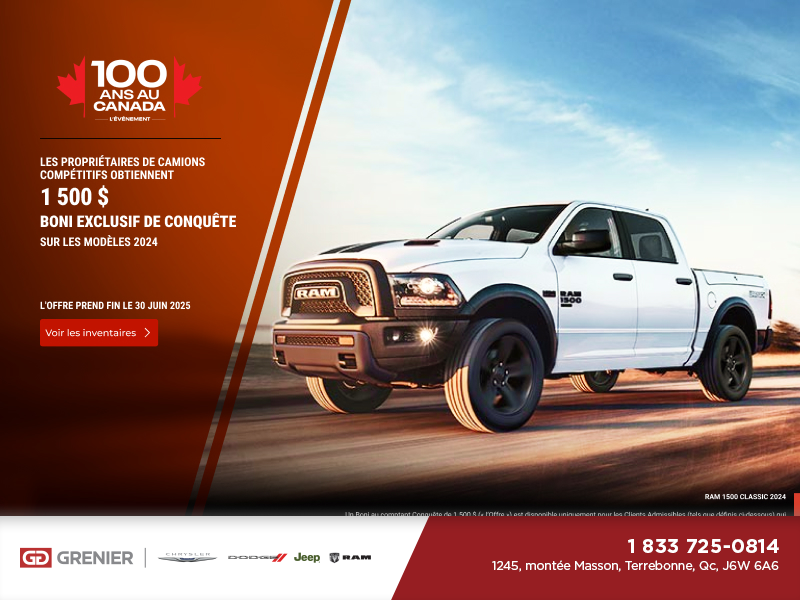 Procurez-vous le RAM 1500 2025