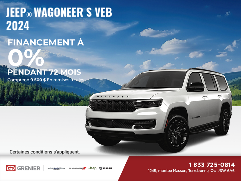 Conduisez un Jeep Wagoneer 2025!