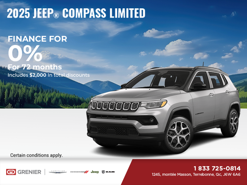 Get the 2025 Jeep Compass!