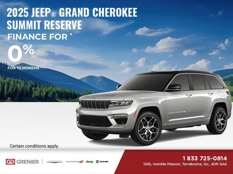 Get the 2025 Jeep Grand Cherokee!