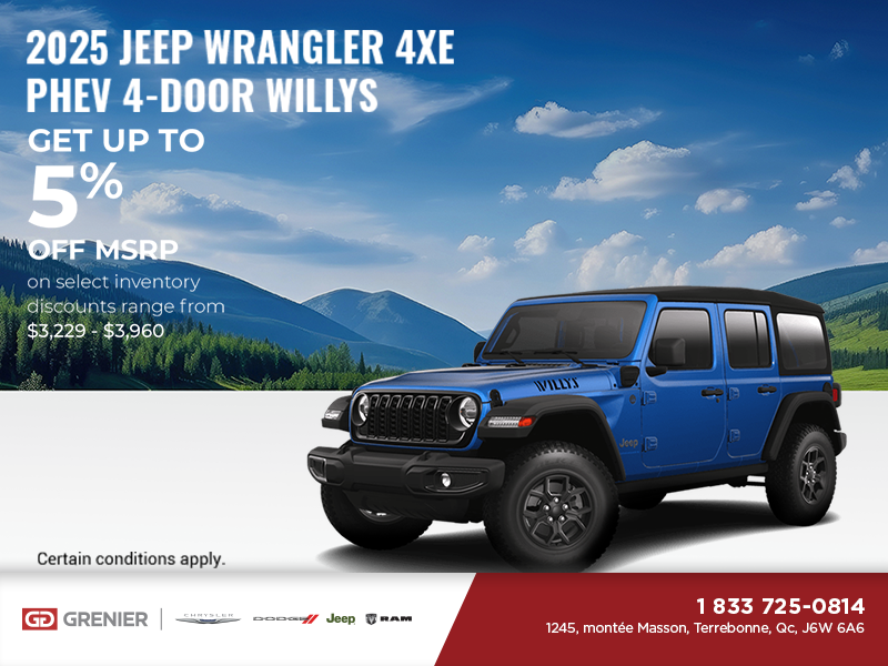 Get the 2025 Jeep Jeep Wrangler!
