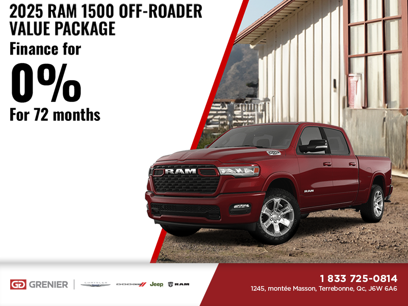 Get the 2025 RAM 1500