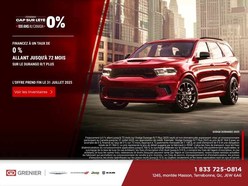 L'événement mensuel Dodge