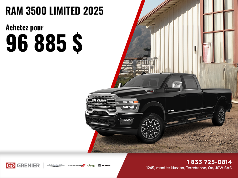Procurez-vous le RAM 3500 2025