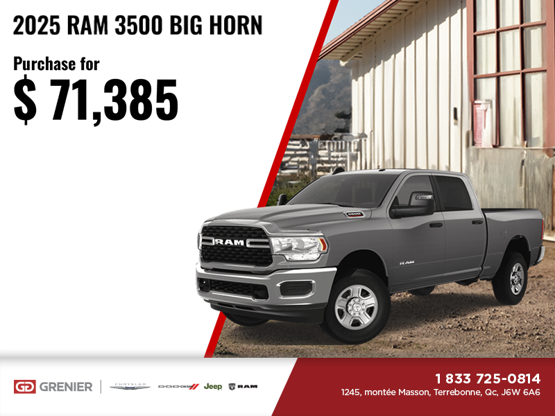 Get the 2025 RAM 3500