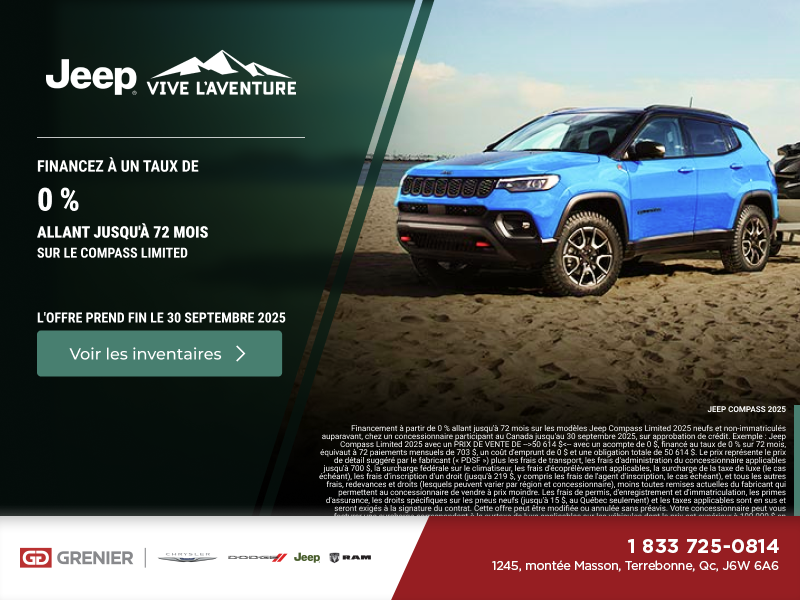 L'événement mensuel de Jeep