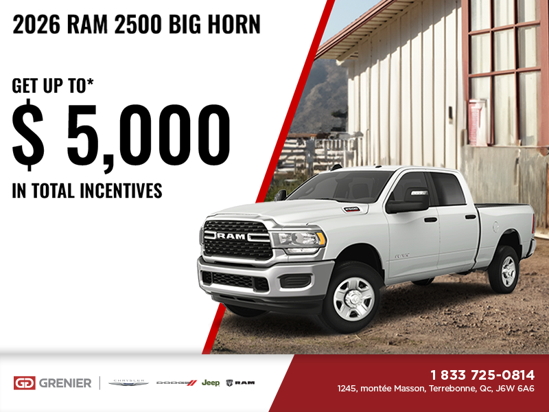 Get the 2026 RAM 2500