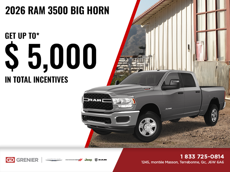 Get the 2026 RAM 3500