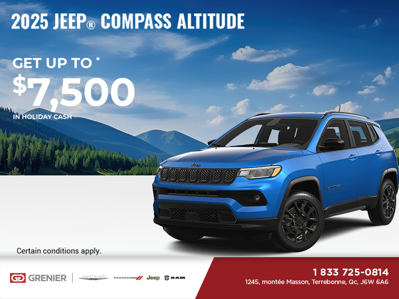 Get the 2025 Jeep Compass!