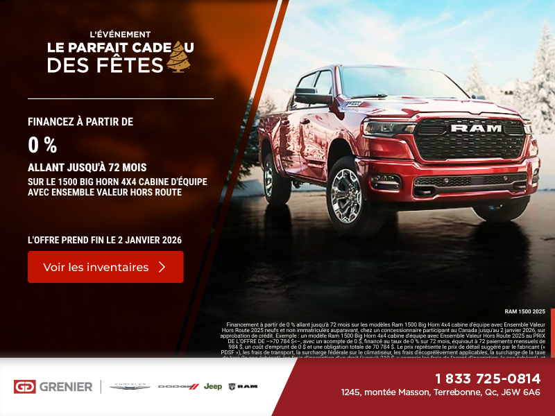 L'événement mensuel RAM