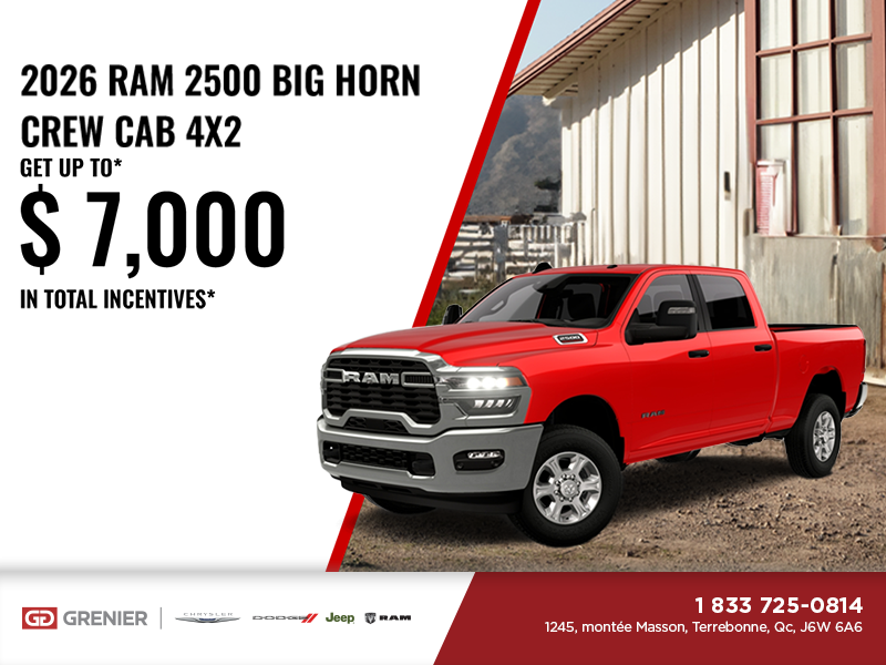 Get the 2026 RAM 2500