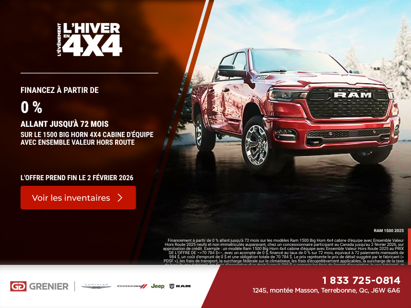 L'événement mensuel RAM