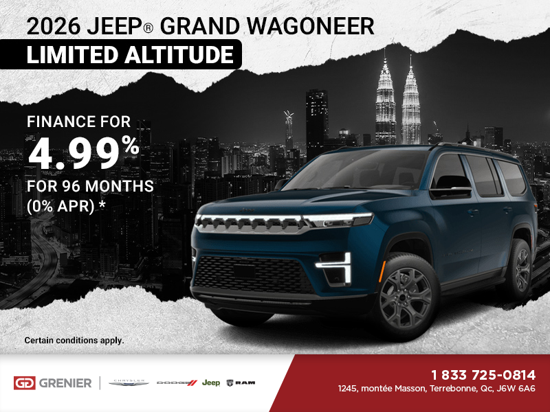 Get the 2026 Jeep Grand Wagoneer !