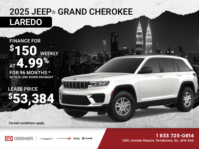 Get the 2026 Jeep Grand Cherokee!