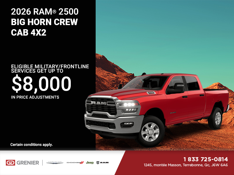 Get the 2026 RAM 2500