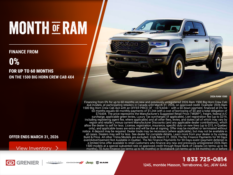 RAM monthly Event