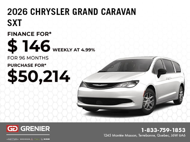 2026 Chrysler Grand Caravan