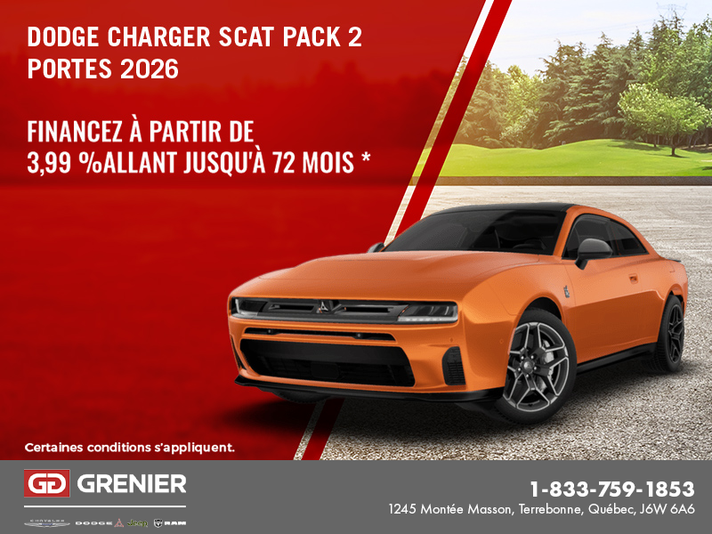 Dodge Charger 2-Portes 2026