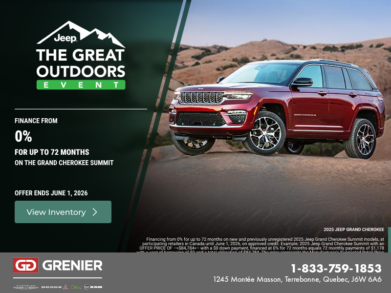 Get the 2025 Jeep Grand Cherokee !