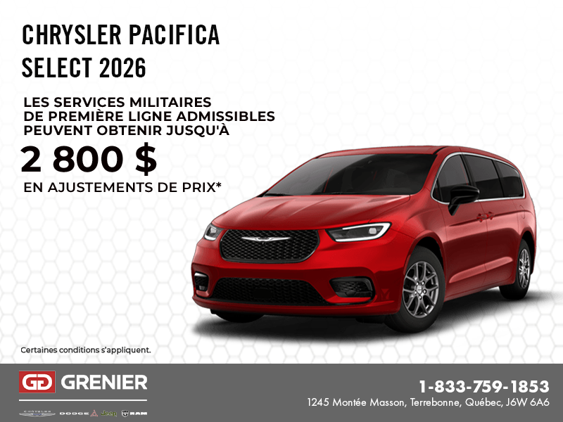Chrysler Pacifica 2026