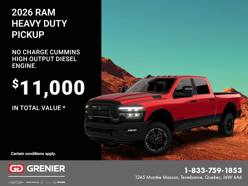 Get the 2026 RAM Heavy Duty