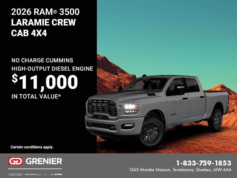 2026 RAM 3500