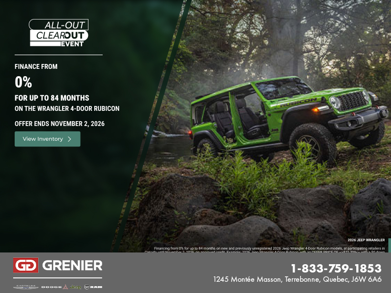 Get the 2026 Jeep Wrangler!